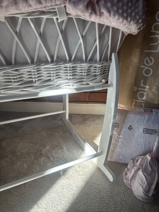 Kolyska kosz mojżesza bujany z budką Clair De Lune