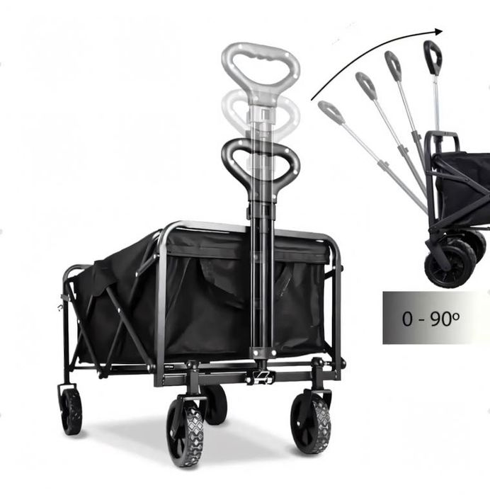 Wózek Turystyczny Transportowy Ogrodowy Składany Na Camping Ryby