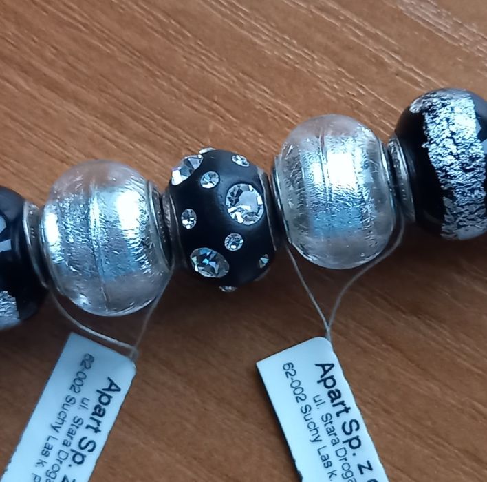 APART beads UNIKAT 2 szt. kolekcja MURANO srebro 925 charms
