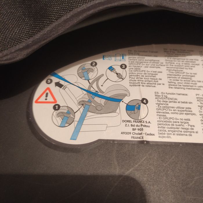 Fotelik samochodowy, nosidełko 0-13 kg Safety 1st