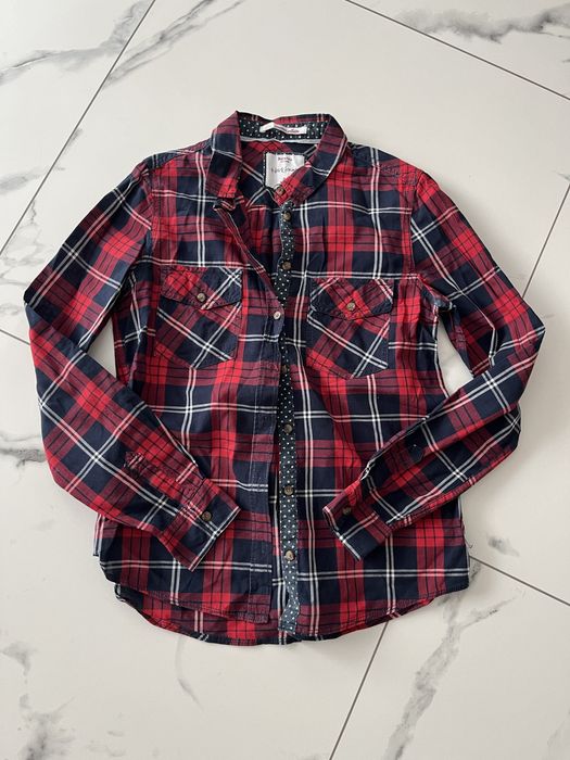 Koszula w krate Bershka