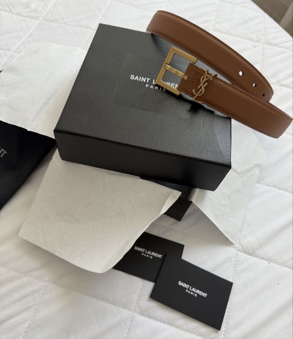 Pasek YSL pasek do spodni Yves Saint Laurent 3 cm