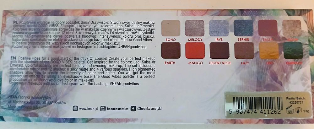 zestaw kosmetyków Hean  MAX FACTOR