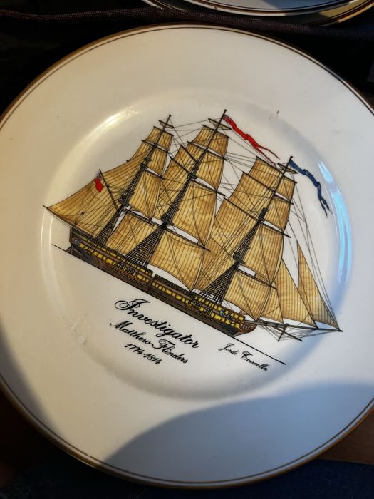 Vista Alegre 6 Pratos Coleção Navios Descobrimentos