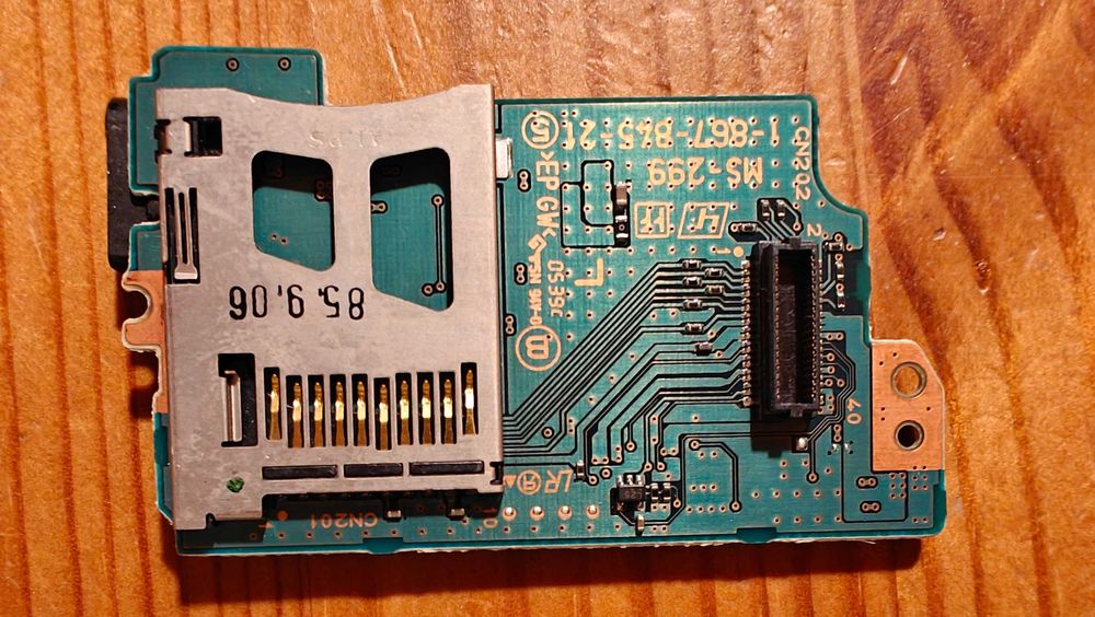 Płytka moduł WiFi dźwięk czytnik Sony PSP FAT 1000 Memory Stick