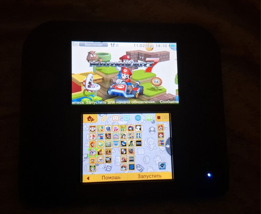 Nintendo 2DS + R4. С играми 3DS, DS
