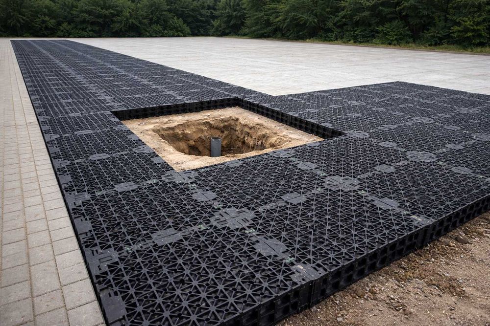 Modułowy drenaż rozsączający SPEED drain 60x60x5