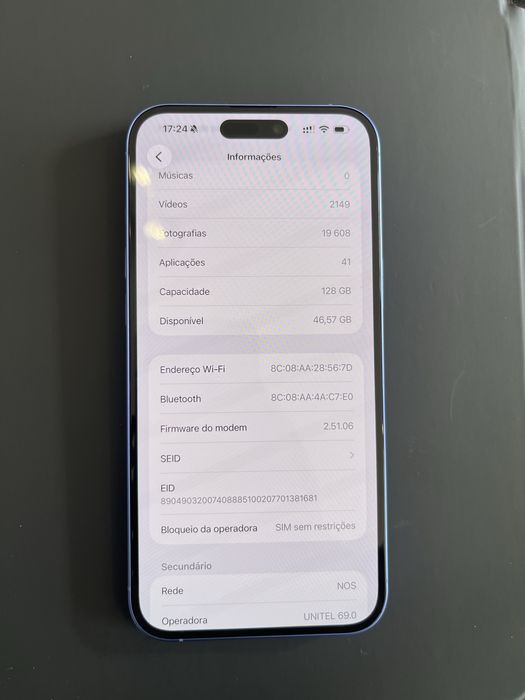 Iphone 16 Plus Semi Novo