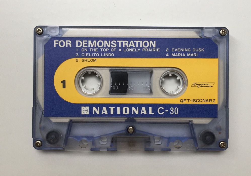 National Panasonic Demonstration cassette