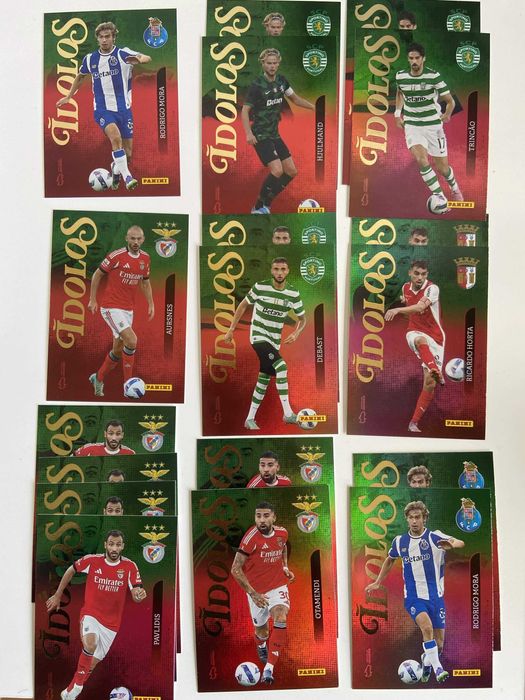 Cartas Panini Ídolos do Futebol Português 25/26