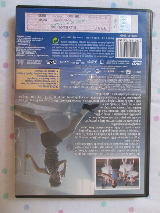 DVD Billy Elliot. de Stephen Daldry