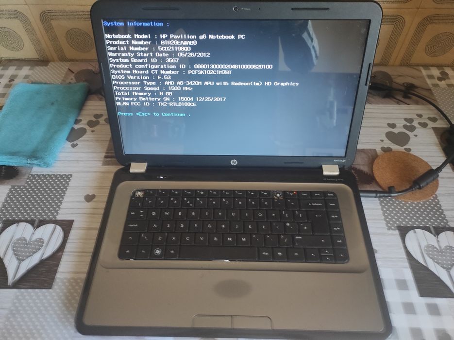 HP para venda tal como está nas fotos