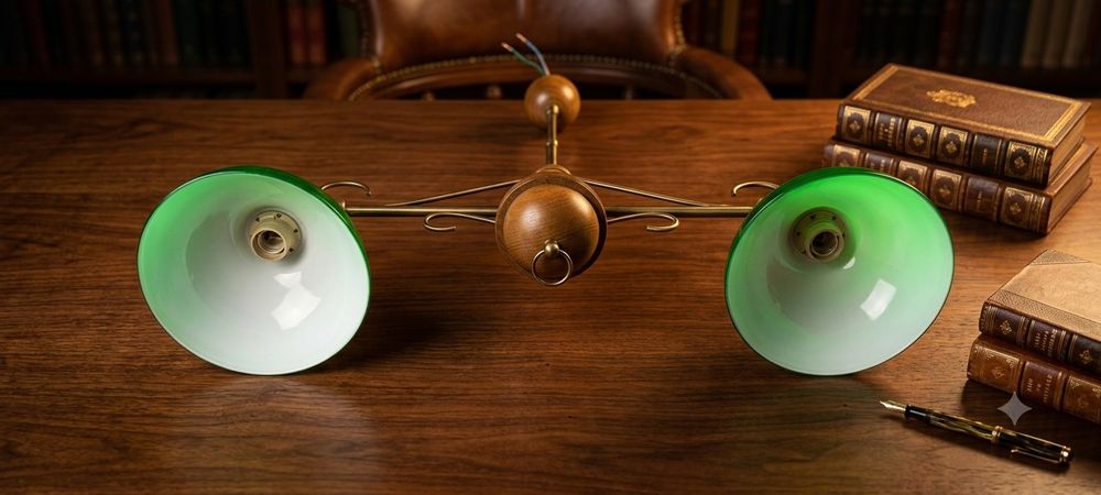 Piękna industrialna lampa