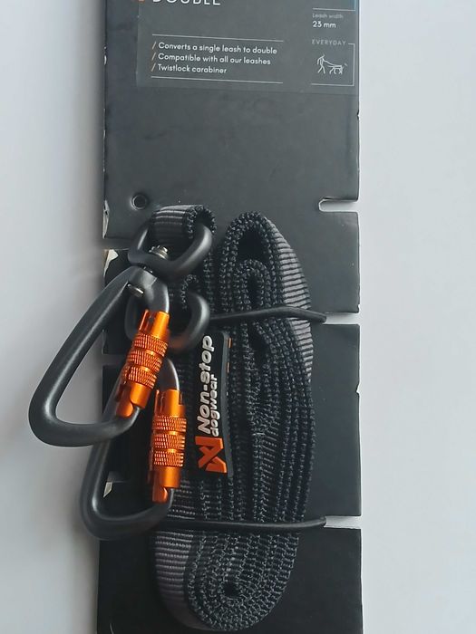Non-Stop Dogwear dwójnik do smyczy Touring double na dwa psy *0,7m*