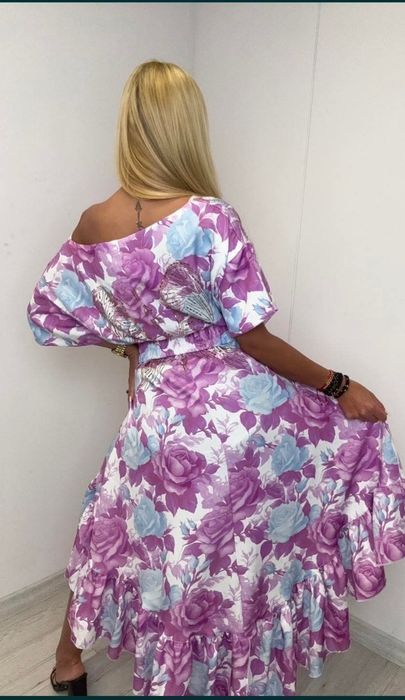 Asymetryczna sukienka Paparazzi Fashion.