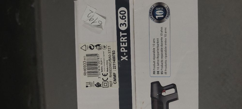 Aspirador Vertical ROWENTA RH6933WO versátil X-PERT 3.60