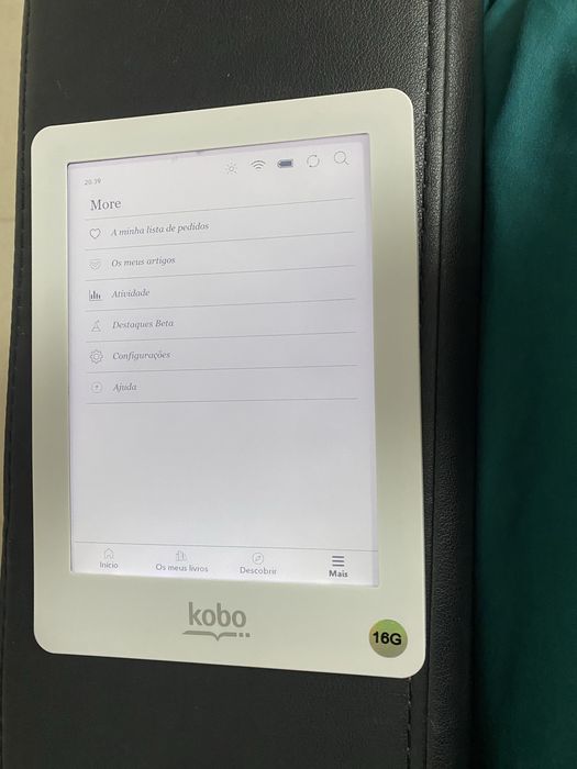 Kobo Glo branco502773318807736322