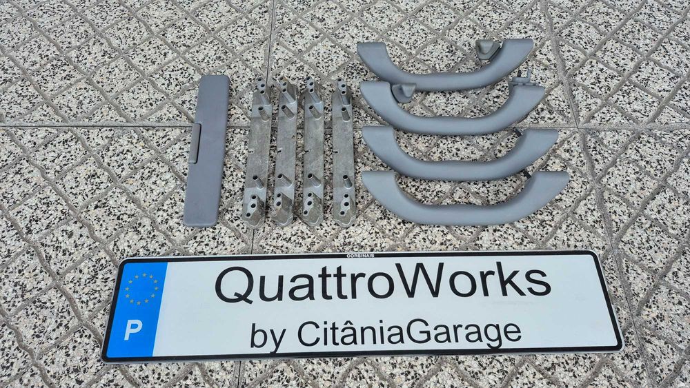 Pegas teto Audi A4 B5 A3 8L facelift + suportes + pala tapa sol