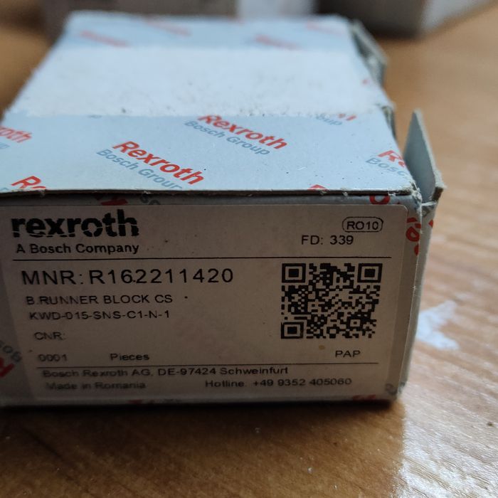 Rexroth R162_211420- wózek liniowy KWD-SNS-C1-N-1