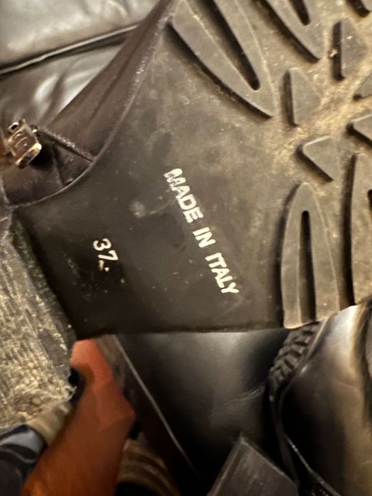 Botki kozaki Robertowi d’angelo rizm 37 czarne skóra