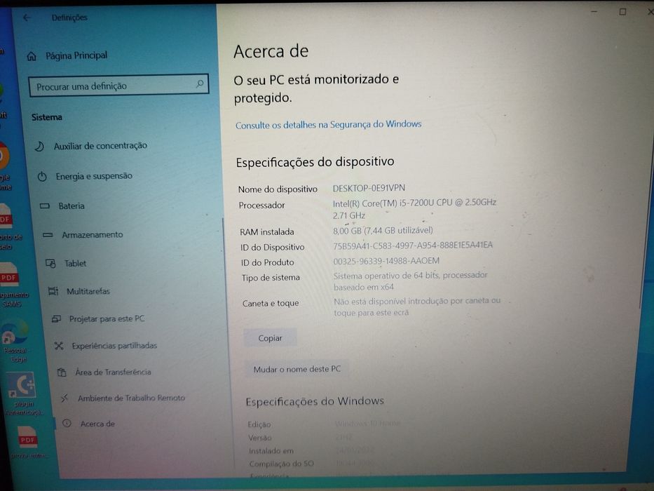 Lenovo portátil desktop