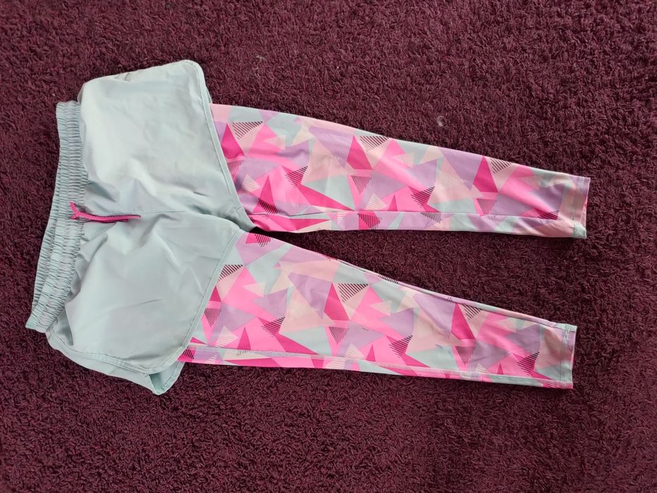 Legginsy z przyszytymi spodenkami