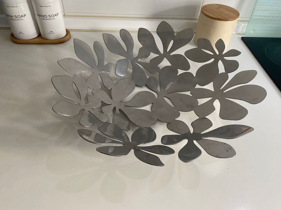 Fruteira IKEA em aço inox
