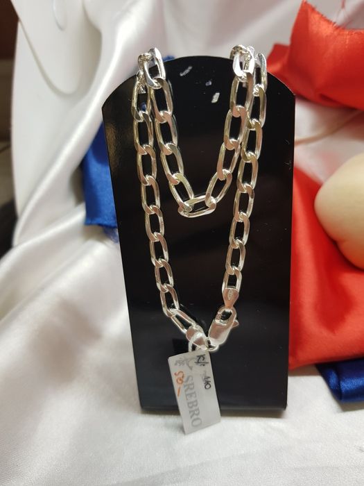 Srebrny łańcuszek srebro 925 długość 50cm