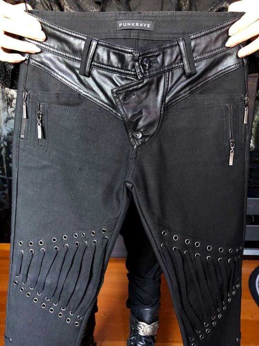 Calças Pretas de Homem "Alien" - Punk Rave