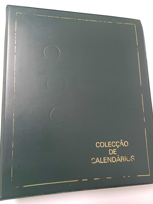 Álbum com coleção de calendários 597 unidades