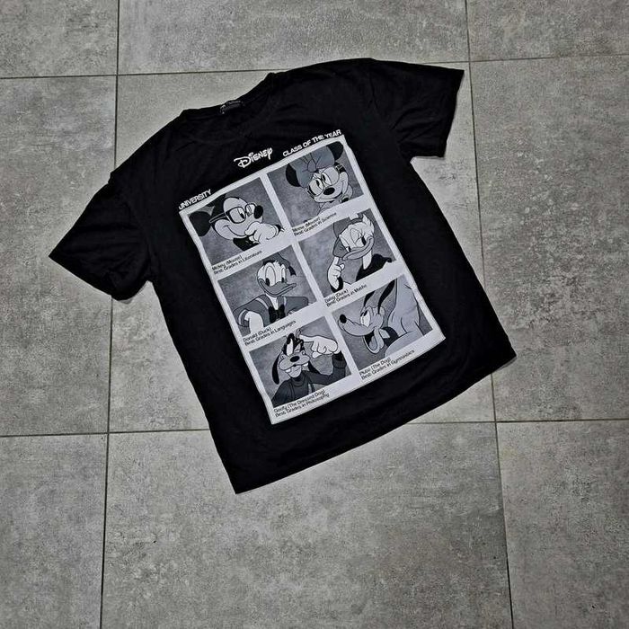 Zara Czarny tshirt Disney