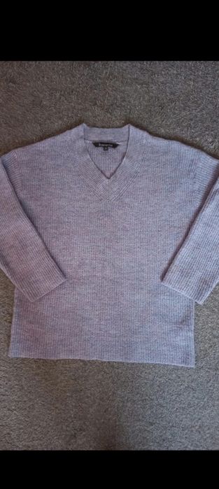 Sweter damski liliowy