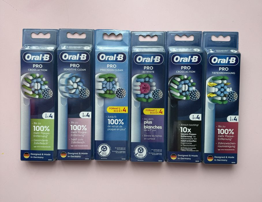 Sensitive оригінальні насадки Oral-B Braun до електричних щіток