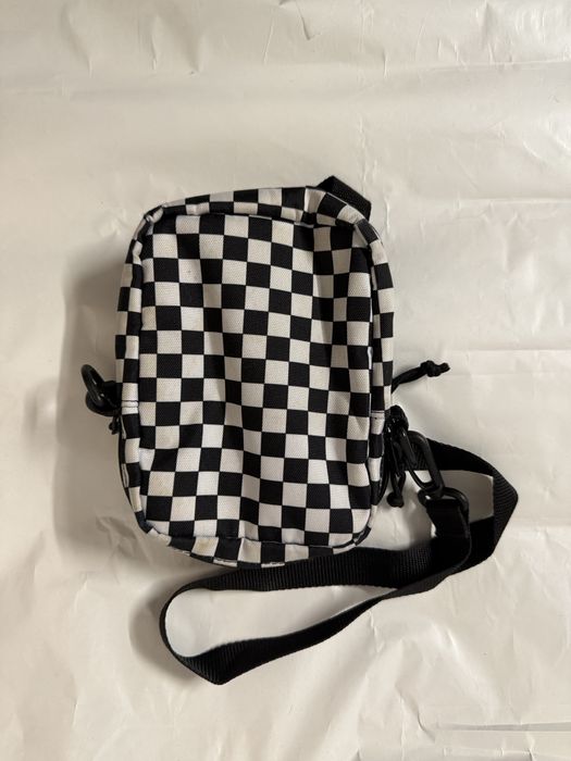 Torba-saszetka na ramię czarna-biała Vans BAIL SHOULDER