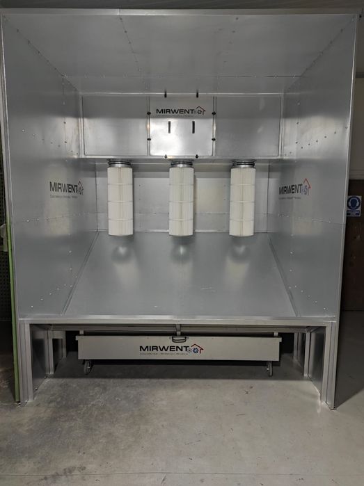 Kabina do malowania proszkowego na wymiar MIRWENT