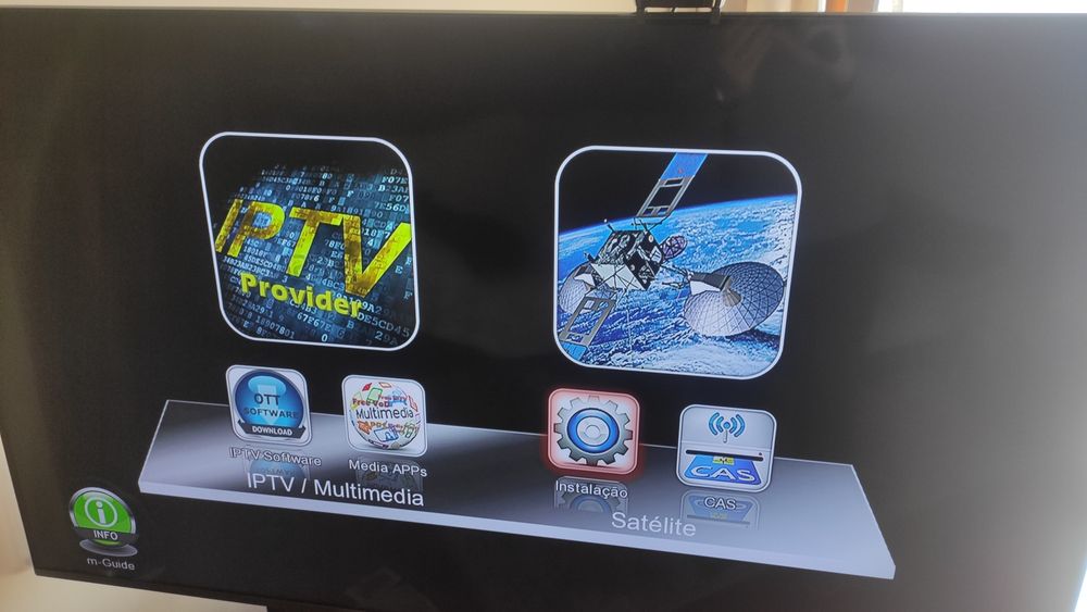 Receptor satélite e IPTV Medialink Hybrid