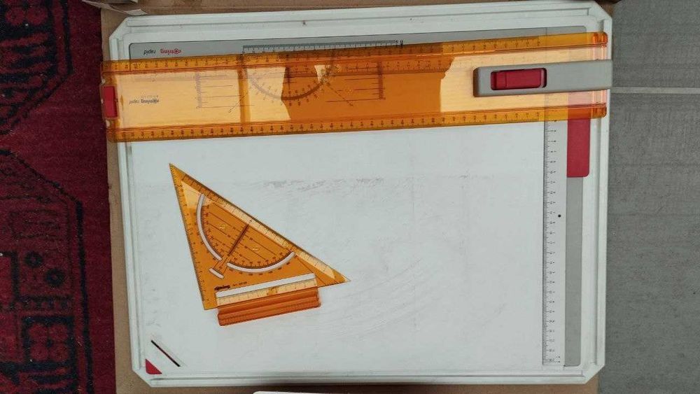Prancheta de Desenho Técnico rOtring Rapid A3 com Esquadro Rapid