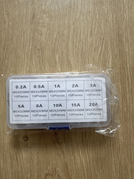 Kit de Fusivel de vidro 100 peças