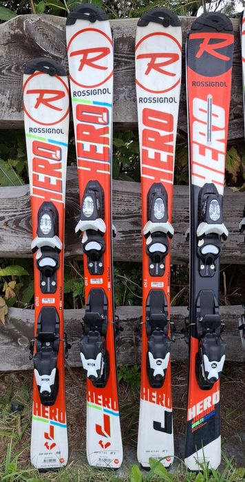 Rossignol HERO Junior / Multi-Event 100–130 cm + wiązania – po serwisie