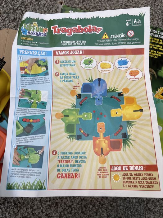 Jogo Tragabolas Hasbro 4+
