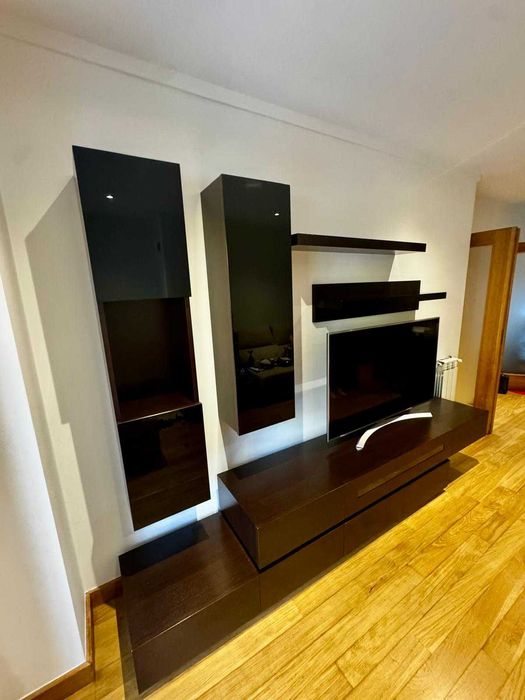 Mobília sala de estar moderna em Wenguê