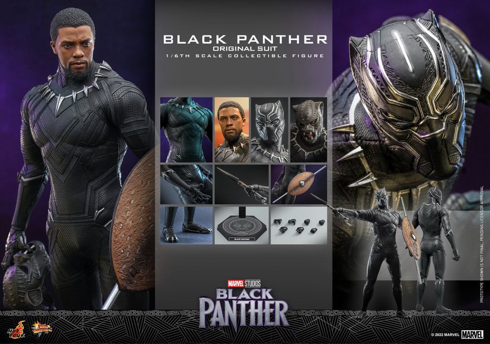 Фигурка 1/6 hot toys mms 671 BLACK PANTHER LEGACY (ORIGINAL SUIT)