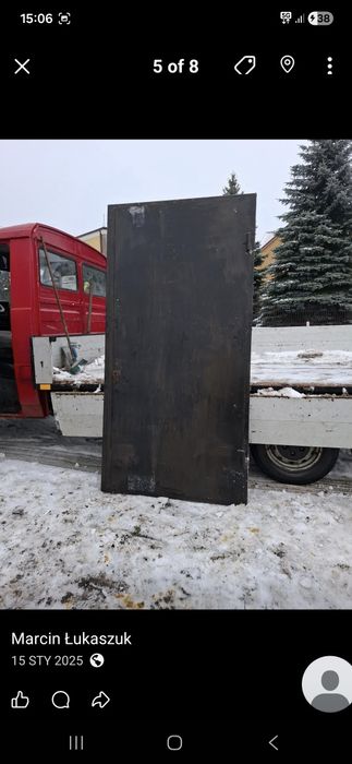 Drzwi metalowe-solidne-nowe