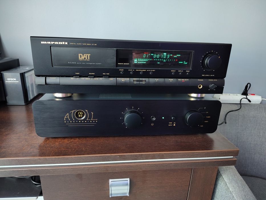 Marantz odtwarzacz DAT DT-80 wzmacniacz Atoll IN 80