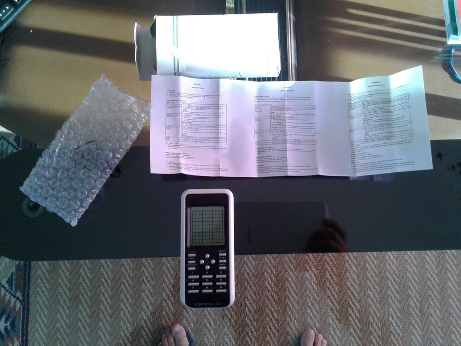 Jogo Sodoku eletrônico portátil de viagem, NOVO!