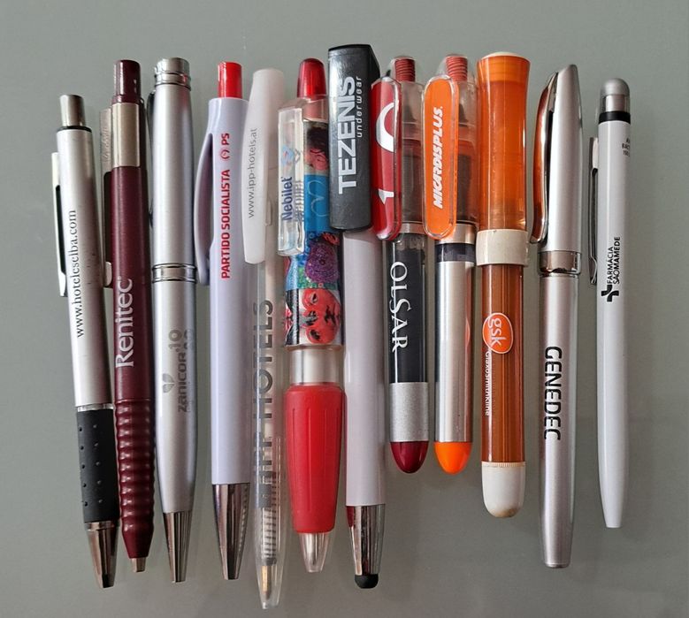 103 Canetas com publicidade - coleccionador