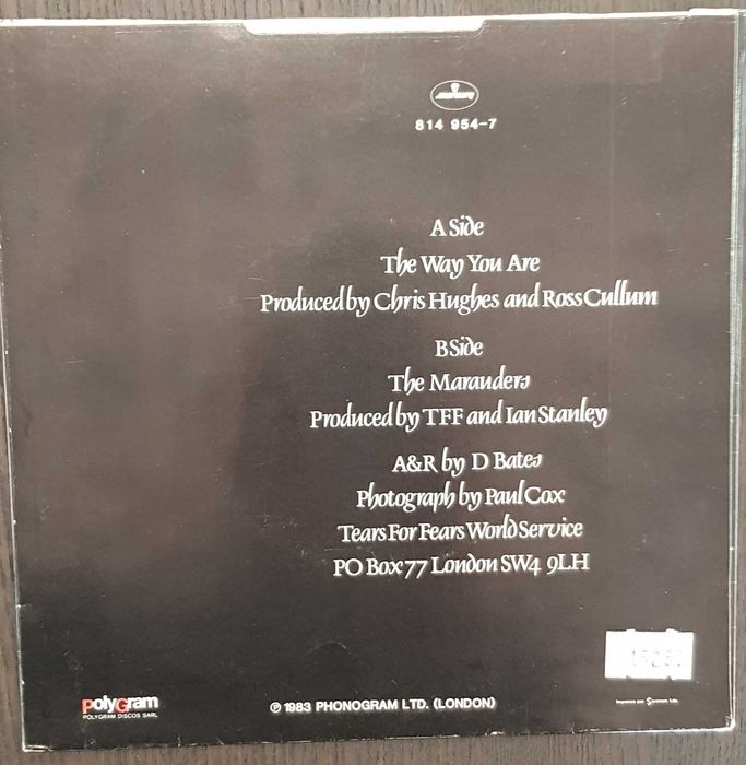 Vinil Single - Tears For Fears - The Way You Are