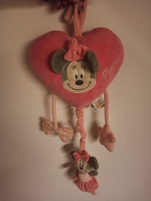 Maskotka grająca pozytywka minnie micky mouse pluszak