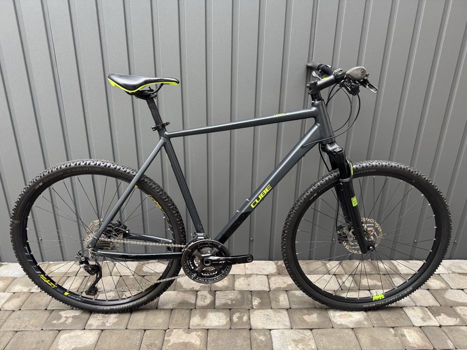 Велосипед Cube Cross Pro. RockShox Paragon, Shimano XT RD-T8000
