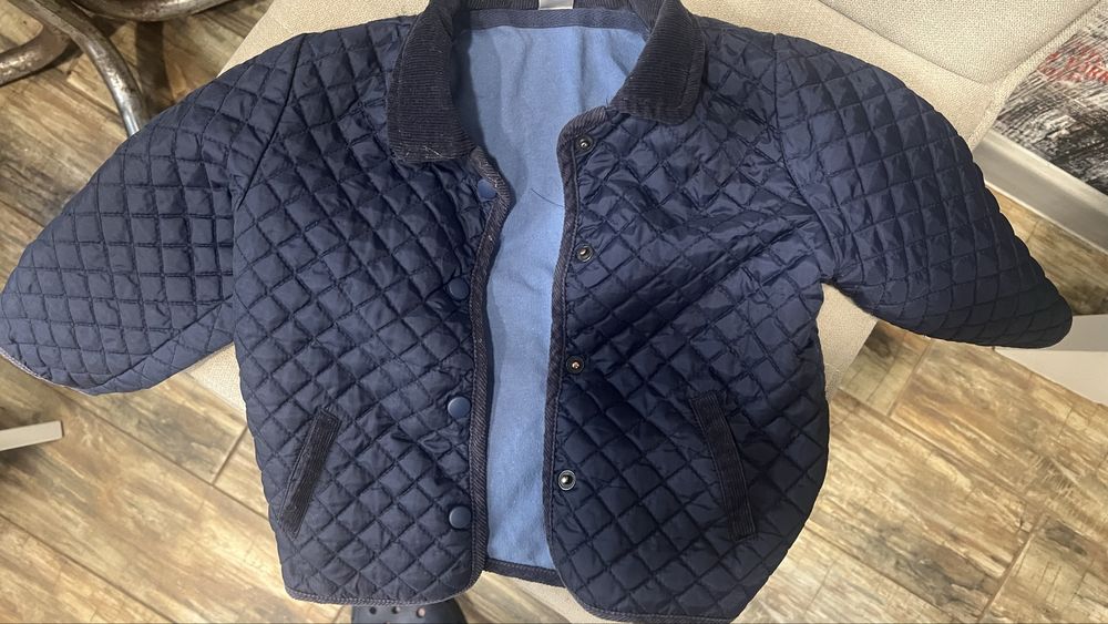 Синя весняна куртка на хлопчика від 1 року